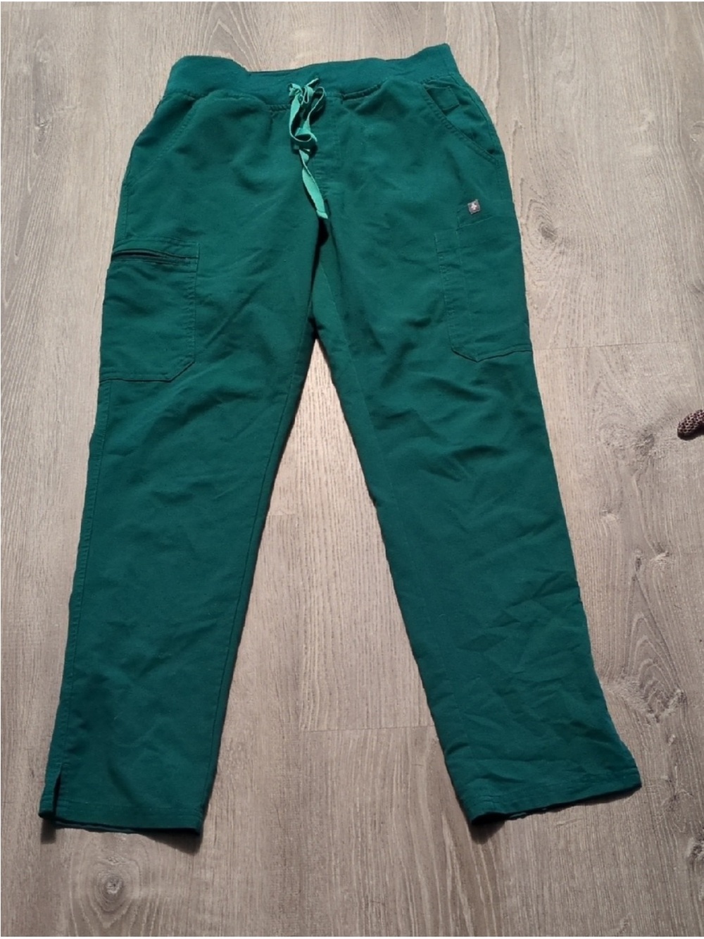 Figs Green Scrub Pants Size Small
